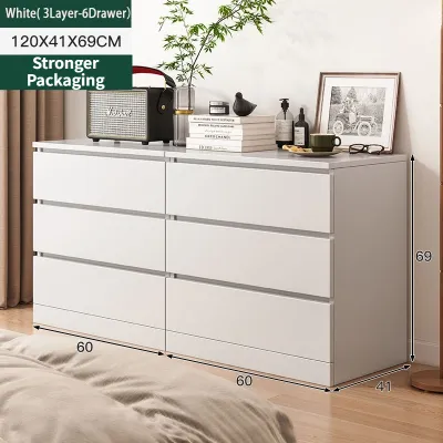 KEKEE 5 Layer Storage Cabinet Drawer Cabinet With Storage Almari Baju Chest Drawer White Putih Storage Wardrobe Home Almari Pakaian柜子
