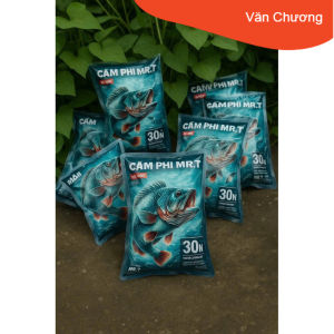 Mồi Câu Rô Phi combo 5 tặng 1 Cám phi MRT 250g - Văn Chương