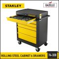 Stanley Rolling Steel Cabinet 6 Drawers Rolling Tool Box Tool Cabinet Mobile Tool Organizer 74-320. 