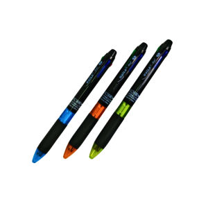 Baile 4 Colour Ball Pen 0.7mm 4-in-1 Multi Colour Pen Red Blue Black Green for School Office