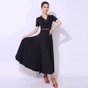 Modern Social Dance Dress Womens Waltz Performance Dress Large Swing Skirt Competition