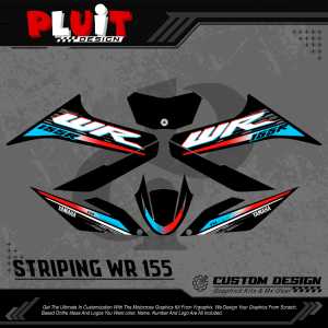 WR 155 (cod) stiker motor - striping ORIGINAL YAMAHA WR 155 - motor BISA COSTUME DESIGN