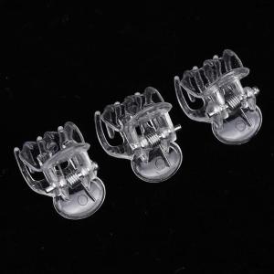 [COD] dfhws 50Pcs Transparent 6 Claws Orchid Clips Plastic Butterfly Flowers Support Clear Fixer For Garden Vine Stem Plants Climbing