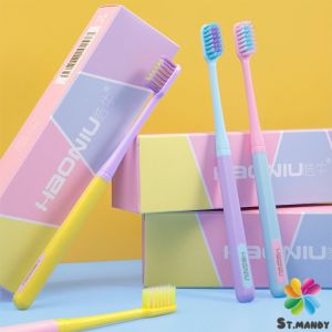 สีพาสเทล แปรงสีฟัน สไตล์ญี่ปุ่น สวย น่ารัก น่าใช้ พร้อมส่ง ราคาต่อ ชิ้น Ice cream toothbrush