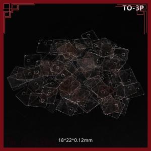[The Cici Shop] 100PCS TO-220 Mica Insulation Pad Heat Insulation To-220 Insulation Pads Silicone Mica Sheet Insulation