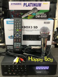 Platinum KBOX3 SD Home Karaoke SD Card Player with 21k++ English/OPM Songs FREE Wired Microphone