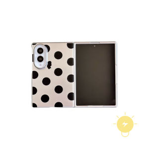 For Z Fold 8 Ultra Case PC TPU Polka Dot Plating Hard Chain Keychain Phone Case For SAMSUNG Galaxy Z Fold 8 Cover Aesthetic Korean Cute