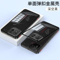 Cho ASUS điện thoại ROG 9 Pro Trường Hợp Ban Đầu Hợp Kim Nhôm kính cường lực giảm sốc kim loại vỏ điện thoại Funda điện thoại ROG 9 Pro Cover Quay Lại Ốp nhựa PC cứng Matte Rõ Ràng Funda. 