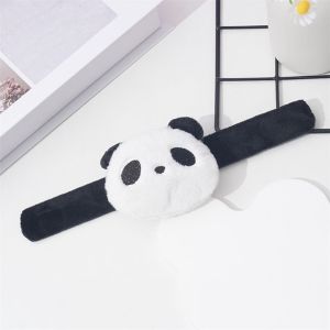 GOXBERK Thú nhồi bông Dây đeo cổ tay gấu trúc Siêu mềm Trang trí cổ tay Đồ chơi vòng tròn vỗ tay Đồ chơi Quà Tặng Hoạt hình Vòng tay bằng vải nhung lông Quà sinh nhật