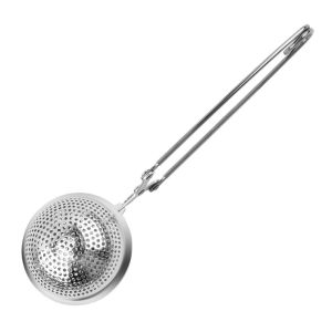 NEMOPH Stainless Steel Tea Strainer Reusable Mesh Filter Tea Ball Infuser Portable Long Handle Loose Leaf Tea Steeper Home Office