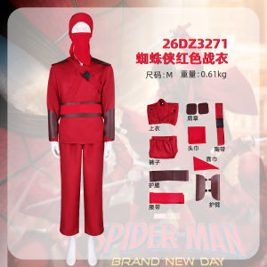 Marvel Người Nhện cos Quần Áo Trang phục chiến binh màu đỏ Trang phục hóa trang Halloween
