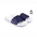 Aerostreet 39-44 Calvin Putih Navy - Sandal Selop Pria Wanita BABAA. 