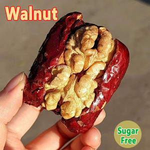 WooNut Red Jujube Sanwiched with Walnut Kernkels 500G Jujube Walnut Kernel Clip Casual Snacks