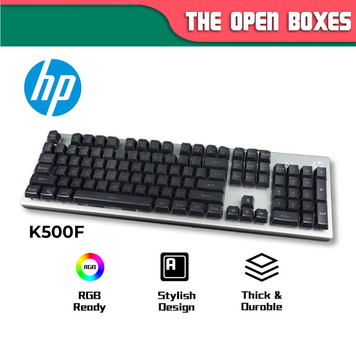 HP K500F Gaming Keyboard with LED back lit Shortcut function keys