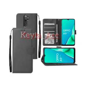 CASE FOR OPPO A9/OPPO A5 2020 FLIP COVER LEATHER PREMIUM CASING DOMPET SARUNG BUKU HP