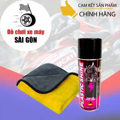 [Tặng khăn vàng xám]Phục hồi nhựa nhám sprayking làm đen bóng dàn nhám xe máy xe ô tô