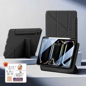 Foldable Magnetic iPad Case Cover for iPad Air 11 Inch M3/M2 (2025/2024) iPad 11th (A16) 10th Gen Case for iPad Pro 13 12.9 12 9 11 M4 M2 Cover for iPad Air 5 4 3 iPad 10.2 10.5 Inch with Pencil Holder