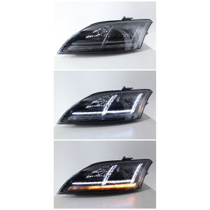 Audi TT 06-09 Projector Head Lamp with LED (MK3 Style) [ One Pair Left & Right ]