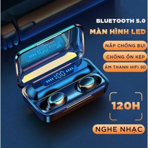 ( HÀNG XỊN ) Tai Nghe Bluetooth Không Dây Bluetooth F9  Âm Thanh Chất Chơi Gaming Nghe Nhạc Cực Chất Kiểu Dáng Hiện Đại - Lỗi 1 đổi 1