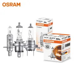 OSRAM H4 R2 P45t 24V SUPER BRIGHT Truck Lamp Original Headlight 100/90W  Halogen Bulb for truck OEM Quality 62245SB (1pc)