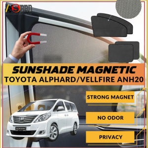 Toyota Alphard /Vellfire 2008-2015 ( ANH 20 ) Magnetic Sunshade Car Anti-Glare Day Sunshade Magnet 6PCS