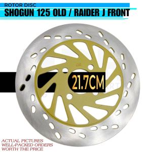 HDR SUZUKI SHOGUN 125 OLD / SMASH 110 / RAIDER -J / SKYDRIVE FRONT STD BRAKE ROTOR DISC 220MM STAINLESS STEEL MOTORCYCLE PARTS ACCESSORIES