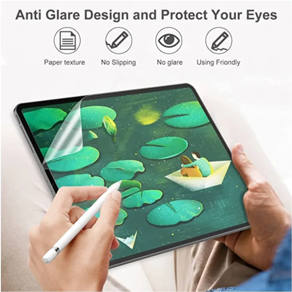 GOOJODOQ Paper Like Screen Protector iPad mini 9th Gen Pro 11 2021  12 For iPad 8th Gen mini iPad Air 7th Gen Air Paper feel 