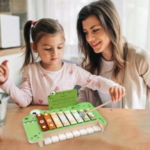 IPIE2 Sound Musical Piano Toy Montessori Plastic Music Instrument Toys Sensory Toys Interactive Kids Keyboard Xylophone Music Enlightenment