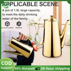 【HOSPORT】Stainless Steel Cold Water Kettle Non- Slip Handle Water Jug Large Capacity Water Pot Wide Mouth for Home Office【1-3 days delivery】