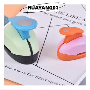 HUAYANG01 [HOT FASHION] อุปกรณ์เจาะรูกลมขนาด9 16 25มม. อุปกรณ์ตัดสมุดภาพทำมือแบบทำมือ