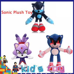 Kids Toy 25-30cm New Sonic the Hedgehog Plush Toy Lilac Cat Different World Princess Blaze the Cat Plush Soft Doll Stuffed Animal Toys For Kids Birthday Gifts toy