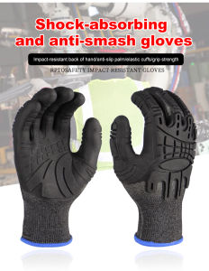 Outdoor Protective Work Gloves Safety Protection Work Gloves For Painter Mechanic Industrial Warehouse Gardening