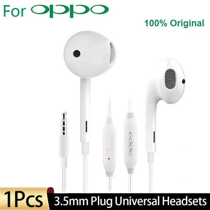 Original OPPO R11 Headsets with Plug Wire Controller
