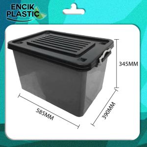 50L Storage box / Kotak Simpanan Roda / Color Storage Box / 50L / Storage box / Big Storage box (Bubble Wrap Included)