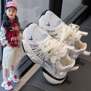 Sepatu Sneakers Import Anak Perempuan/Laki Laki  Tamali  Desain Jaring Fashion Size 26-37 FREE DUS