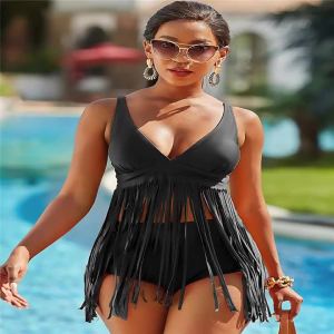 2022 New skirt tankini European and American Multi-Color Tassel Womens Swimsuit Foreign Trade plus Size  Swimsuit ㏇L0514