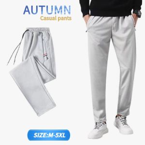 Men Side Striped Baggy Pants Men Streetwear Korean Fashion Casual Hip Hop Vintage Cargo Pants Loose Trousers Joggers[5XL]