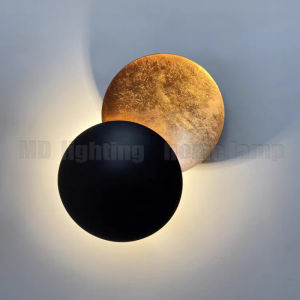 Moon Concept Solar Eclipse Wall Lamp Nordic Modern Decoration Lighting Sconces Fixture for Aisle Stairs Study Bedroom Bedside