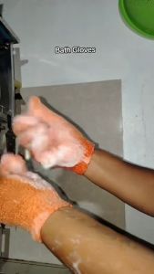[COD] Exfoliating Bath Gloves Body Scrub Shower Wash Glove Tanggal Libag Pang-hilod