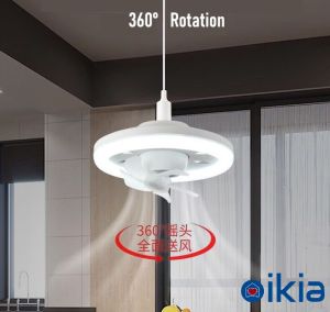 Oikia AeroLumen - Light with Fan / Circulation Fan / Light / Ceiling Fan /