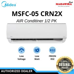 AC MIDEA 1/2 PK 0.5PK 0.5 PK MSFC-05CRN2X LOW WATT R32 (INDOOR DAN OUTDOOR)
