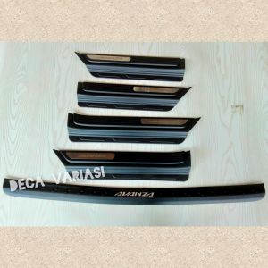 Paket Sillplate Samping Belakang All New Avanza Sill Plate Pijakan Kaki Samping Belakang Avanza Hitam