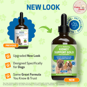 🌿 PET WELLBEING KIDNEY SUPPORT GOLD™ 🐱🐶 59ml
