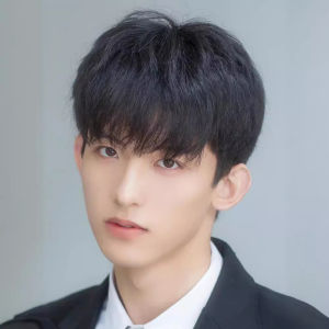 Wig men Korean version handsome wig head cover fashionable styling internet famous natural short hair gift boyfriend mens wig cover