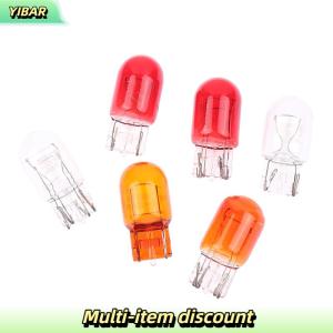 YIBAR T20 7440 7443 WY21W W21W Halogen Bulbs 7443 W21 5W T20 Super Bright Backup Reversing Light For Car Signal Lamp 12V