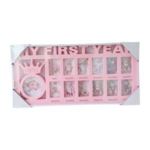 REGISTR Rectangle Baby Keepsake Frame Plastic Decorative Monthly Growth Picture Frame Newborn Souvenirs First Year Photo Frame Memory Gift