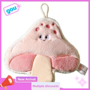 gou Khăn tay phim hoạt hình lau khăn tay Rag Rau hình dạng khăn để lau tay dày thấm với Vòng treo