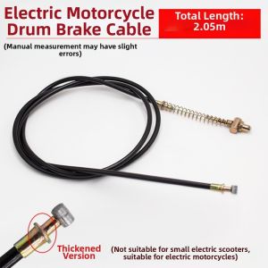 NOONOOR Multisizes Brake Cable Plastic-steel with Screws Scooter Moped Bike Brake Cable High Quality Front Rear Drum Brake Line Electrical Motorbike Accessories