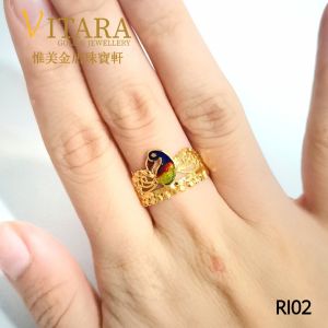Emas 916 Cincin | Gold 916 Ring RI01+