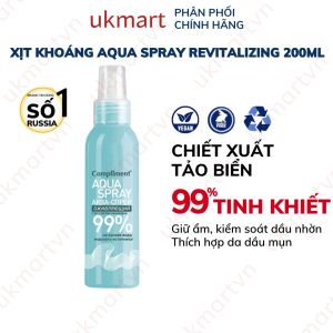 Xịt khoáng Compliment Aqua Spray 99% 200ml